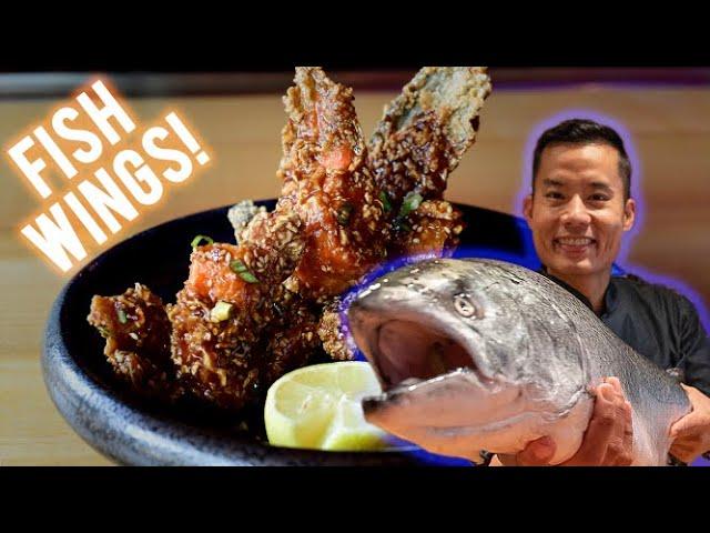 Crispy and Delicious: Restaurant style salmon "chicken" wings recipe