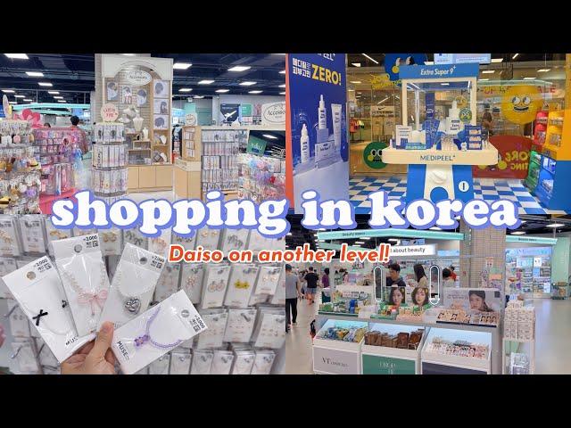 shopping in korea vlog  daiso accessory haul  daiso on another level 다이소 신상