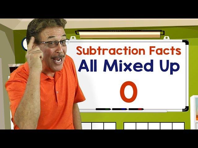 Subtraction Facts All Mixed Up 0 | Math Songs for Kids | Jack Hartmann