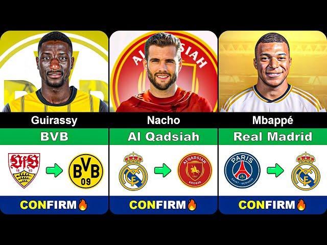 130 CONFIRMED Summer Transfers 2024!  FT. Nacho, Guirassy, Mbappe...