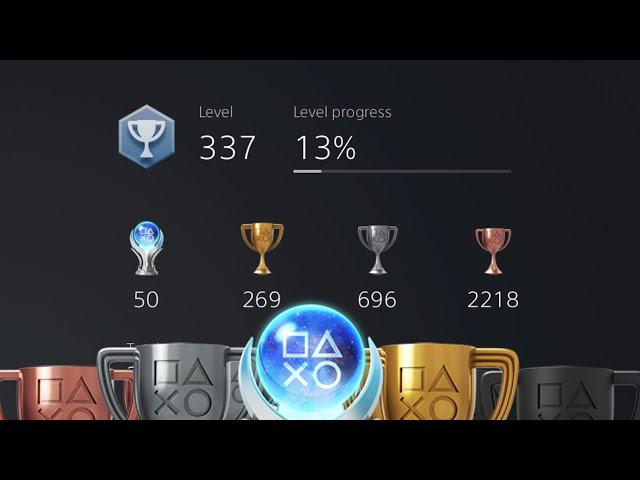 50 Platinum Trophy Collection!