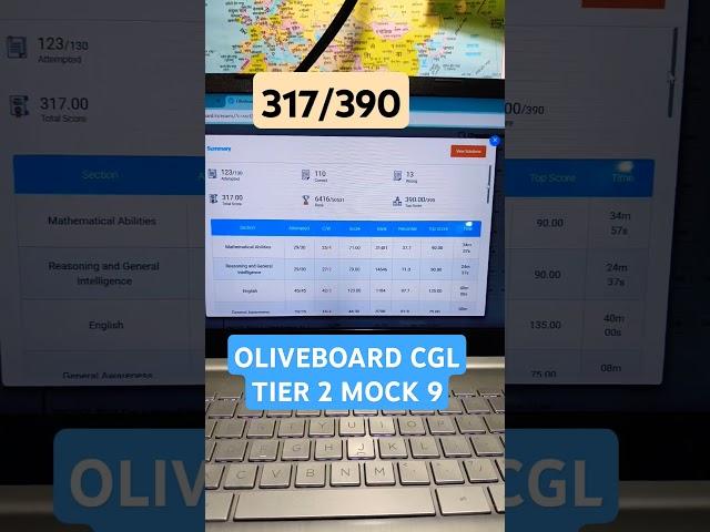 317/390️|| OLIVEBOARD SSC CGL TIER 2  MOCK 9 #ssc #cgl #ssccgl   @SUMITRASAURAV