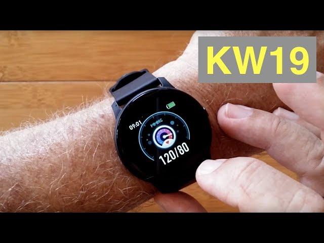 RUNDOING KW19 Ultra-Thin Multi-Sport Blood Pressure Smartwatch: Unboxing and 1st Look