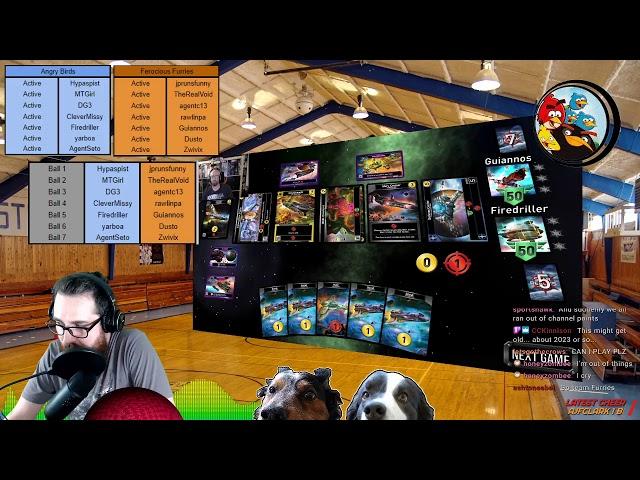 Highlight: STAR REALMS DODGEBALL LIVE | 7v7 | throw dodgeballs at my face with channel points