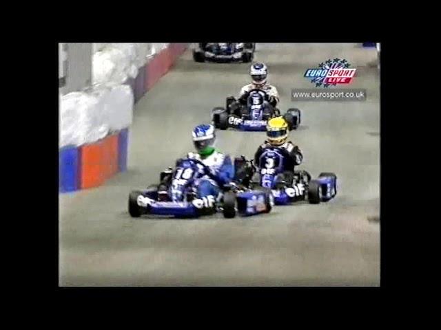 Lewis Hamilton wins the Elf Masters final 2000, Paris Bercy