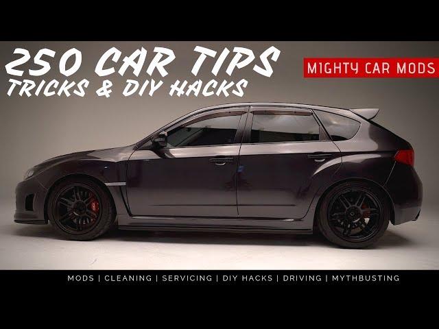 250 CAR TIPS, Tricks & DIY Hacks EVERYONE NEEDS TO KNOW