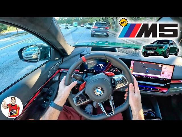 The 2025 BMW M5 is More Luxury, Less Legacy // First Drive (POV)