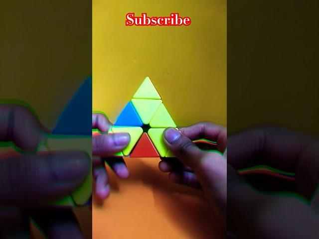 brand new tricks for pyramid cube  #cube