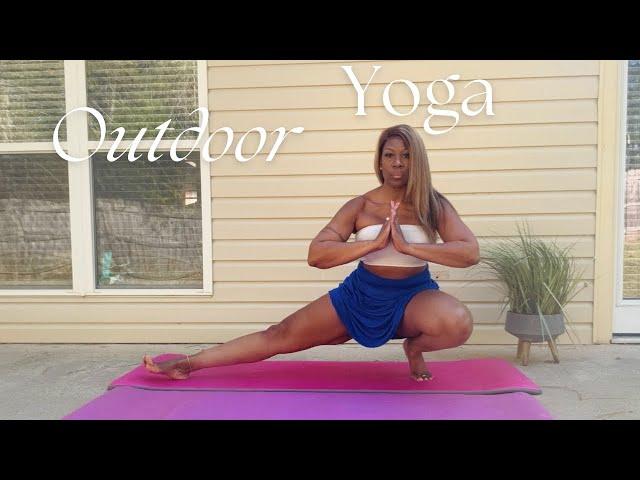 My Outdoor Stretch and Yoga Routine | Yoga Stretches #yoga #stretches