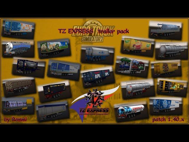 [ETS2 v1.40] TZ Mega Trailers Pack