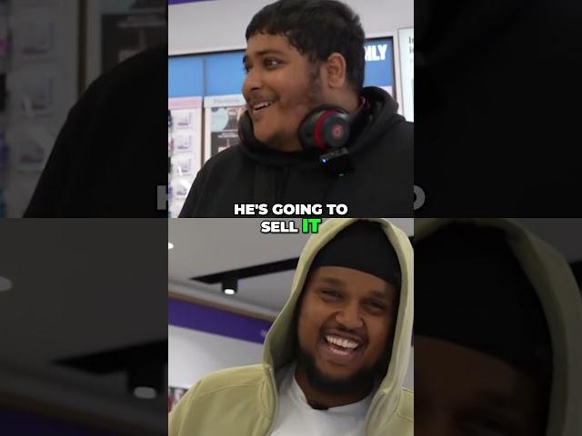 Chunkz Surprising fan with a £999 iPad!