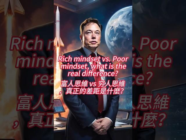 富人思維 vs 穷人思維，真正的差距是什麼？Rich mindset vs. Poor mindset, what is the real difference?#财富差距#思维方式#财富管理