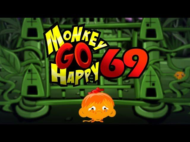 Игра "Счастливая Обезьянка 69" (Monkey GO Happy 69) - прохождение