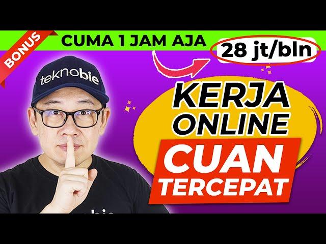 1 JAM AJA KERJA SAMPINGAN online freelance DIBAYAR TINGGI TERBARU [2024]