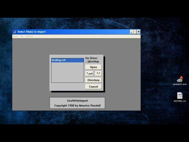Extract Text From C64 GeoWrite Documents With GWImport