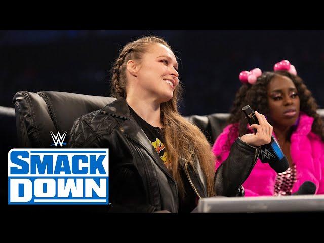 Ronda Rousey agrees to compete with one arm tied at Elimination Chamber: SmackDown, Feb. 18, 2022