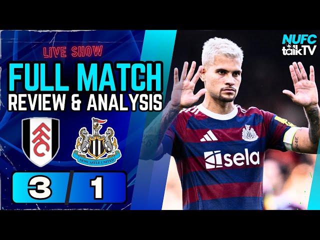 Fulham 3-1 Newcastle United | Full Match Review & Analysis #NUFC #FULNEW