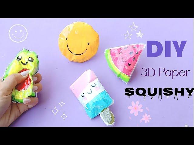 3d paper squishy Toys / DIY Kawaii Squishy / MAKE COOL SQUISHY EASY / Paper squishy #Shorts