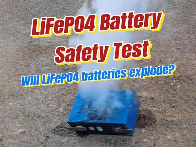 LiFePO4 battery safety performance test