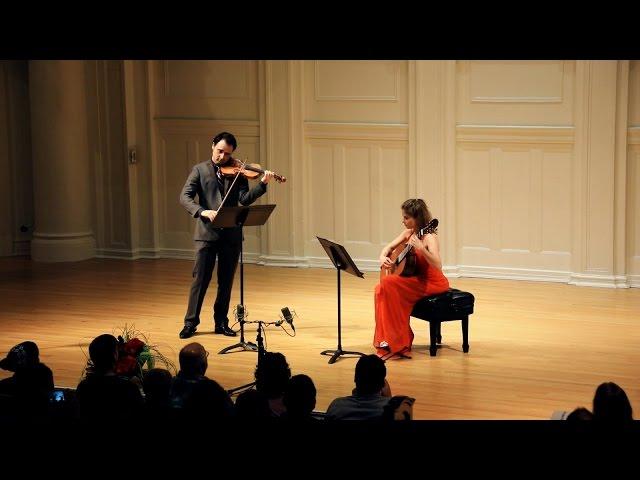 Paganini Cantabile - Ana Vidovic (guitar) and David Lisker (violin)