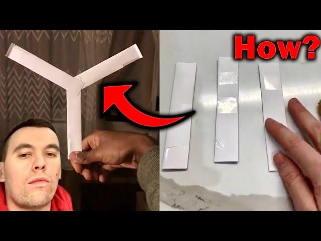 How To Make A SECRET Paper Boomerang Step By Step Tutorial..