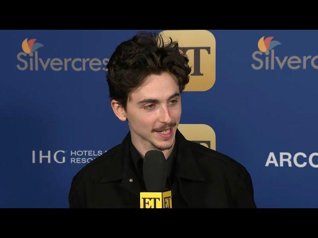 Timothée Chalamet Reacts to Kylie Jenner and Friends' Support at the PSIFF (Exclusive)