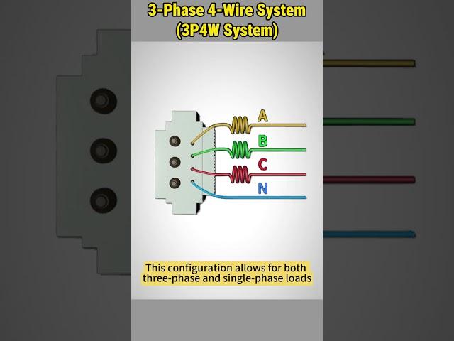 3-Phase 4-Wire Distribution System Explained #electrical #electricalsystems #wiring