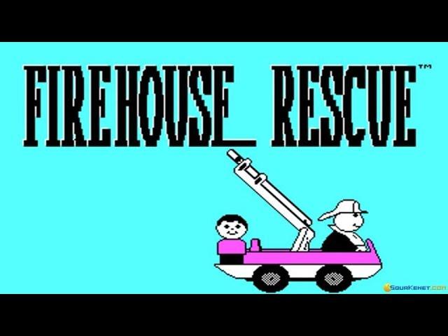 Firehouse Rescue gameplay (PC Game, 1988)