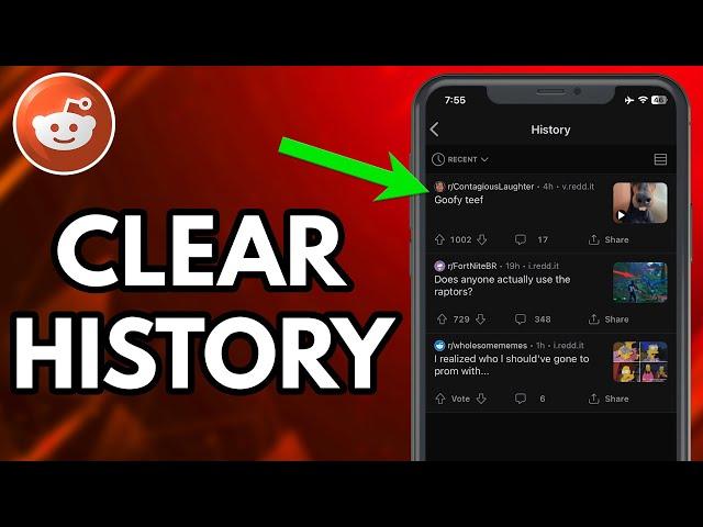 How To Clear History On Reddit App iPhone