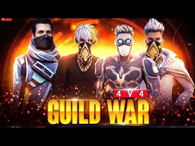 FF PLAY GUILD WAR ‍IN LIVE  TODAY 