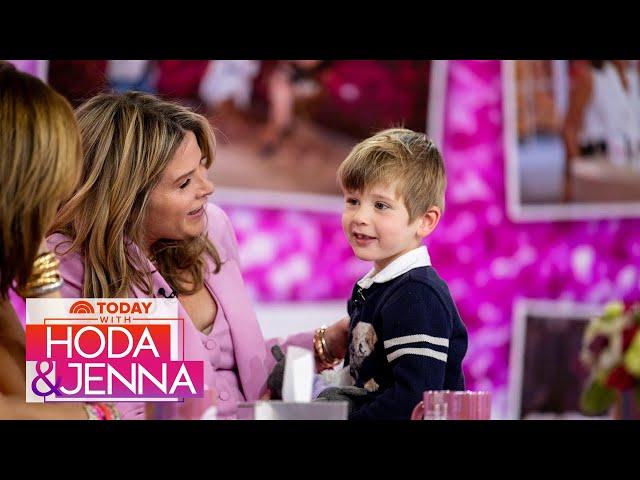 See Jenna Bush Hager’s son Hal’s first time on the show!