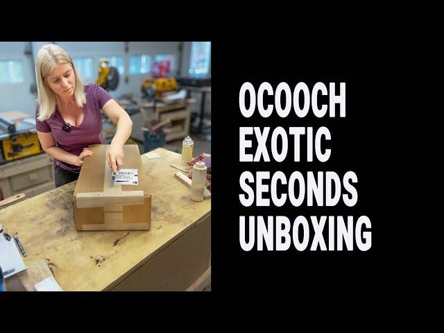 Ocooch hardwoods exotic seconds unboxing