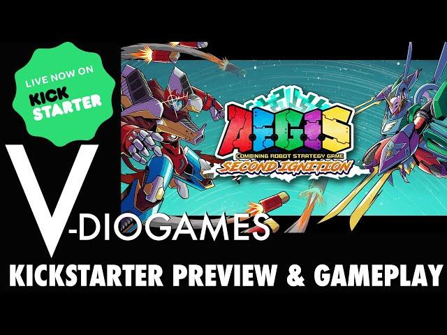 V-Diogames - AEGIS 2 Kickstarter Preview with Breeze Grigas (Discussion + Starpoint Gameplay)