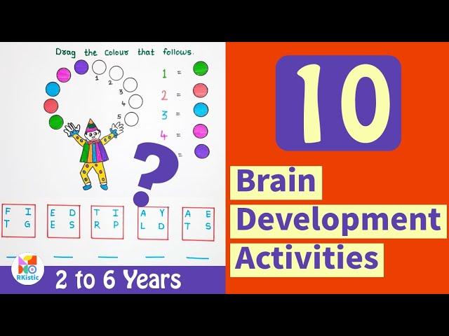 Part#6 | 10 Brain development activities for 3 to 6 years | Improve Concentration & Observation