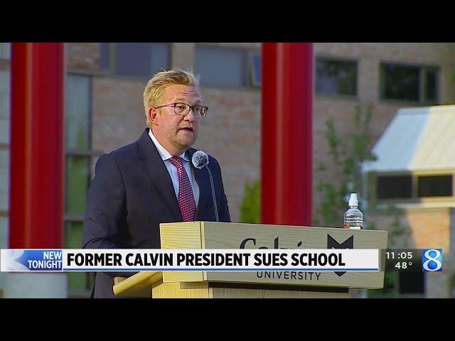 Former president, wife sue Calvin University