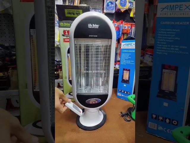 Remote control carbon heater 800watt .. #shorts #heater