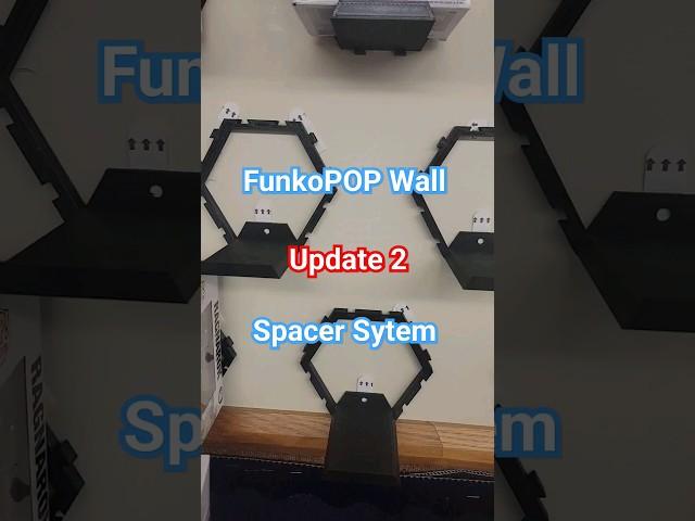 FUNKOPOP WALL! 3D print shelves with spacer system. #like #subscribe #3dprinting #starwars #fortnite