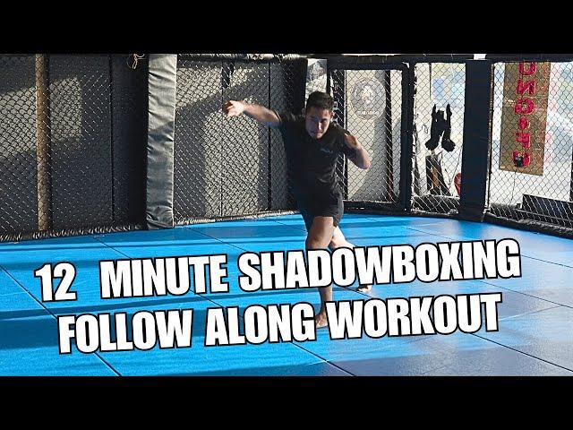 12 Min Muay Thai Follow Along Shadowboxing Workout