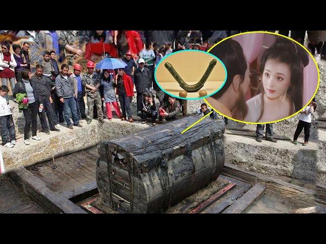 The ancient beauty Xi Shi 's tomb was dug up, and it contained three men's secrets, a sex device.