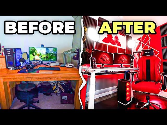 My Subscriber Had A Messy Setup…So I Built His Dream Gaming Room!