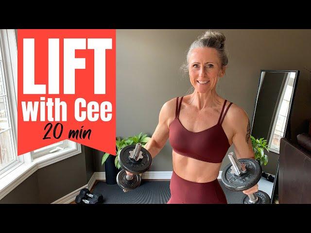 WEIGHT TRAINING workout women over 40 20min FB28