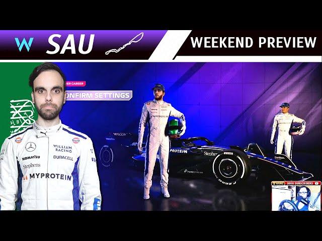 F1 2024 Full Career Mode: SAUDI ARABIAN GP - Weekend Preview | Williams FW46