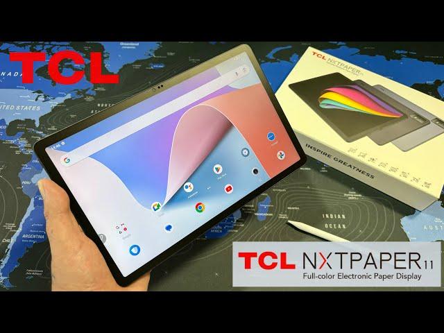 TCL NXTPAPER 11 Tablet Android Paper Display - Unboxing and Hands-On