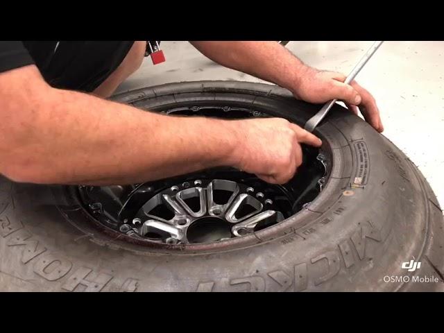 RC Comp Series- Mounting a tire on a bead lock wheel