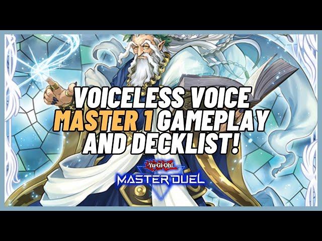 Voiceless Voice MASTER 1- Yu-Gi-Oh! Master Duel- 2024 [Ranked]