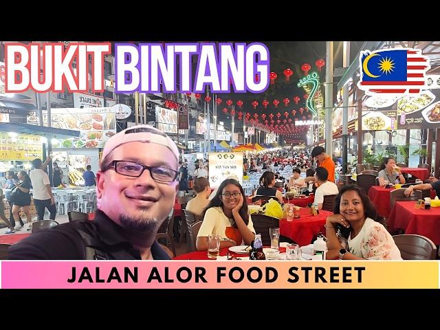 Street Food, Fun & Nightlife in Jalan Alor & Bukit Bintang Kuala Lumpur!! Malaysia Travel Guide Vlog