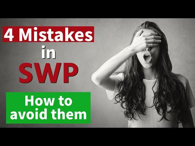 4 Mistakes is SWP | SWP में ये 4 गलतिया मत करना | #arthvardhan