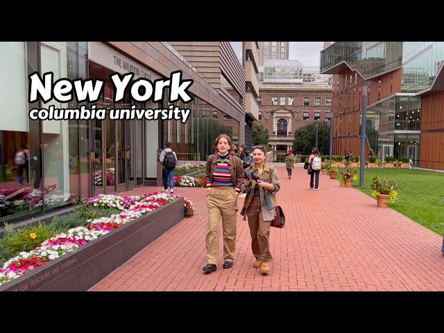 Walking New York City 4k - Columbia University, Ivy League Campus Tour