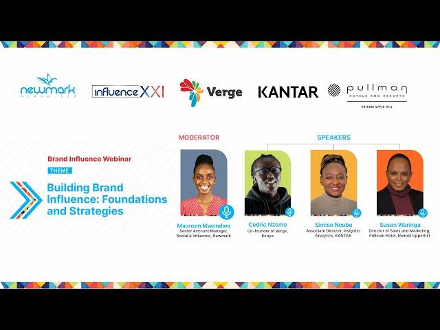 BUILDING BRAND INFLUENCE: FOUNDATIONS AND STRATEGIES WEBINAR