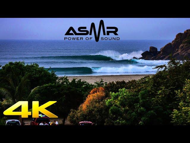 MEXICO in 4k Surfing and Beautiful Landscapes around Santa CruzRelaxing Ocean Sounds